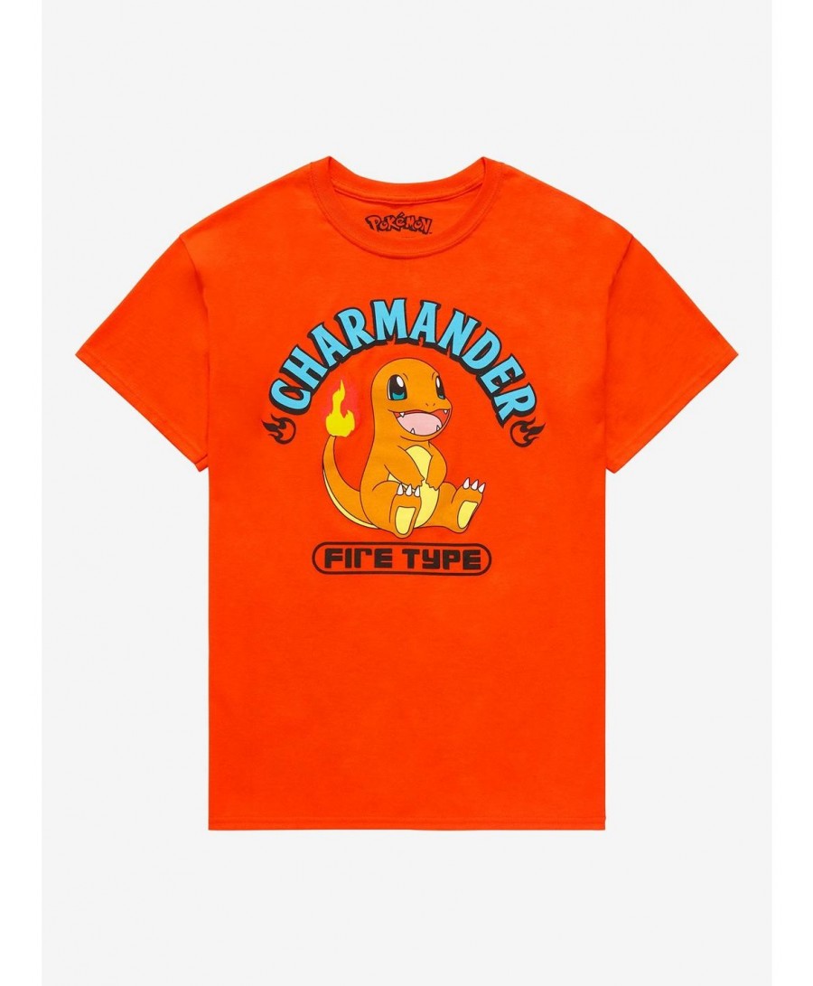 Pre-sale Discount Pokemon Charmander Fire Type T-Shirt $5.69 T-Shirts