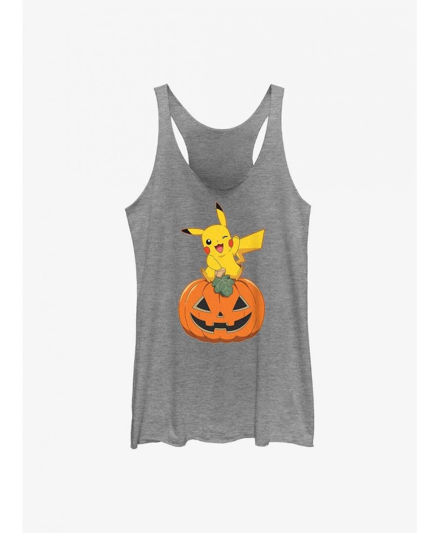 Seasonal Sale Pokemon Pikachu Pumpkin Girls Tank $8.70 Tanks