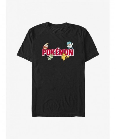 Discount Pokemon Logo T-Shirt $6.36 T-Shirts