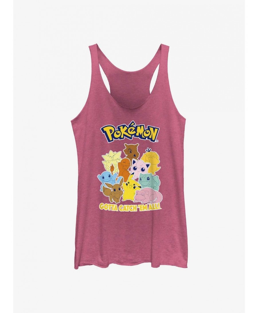 Sale Item Pokemon Gotta Catch 'Em All Girls Tank $6.71 Tanks