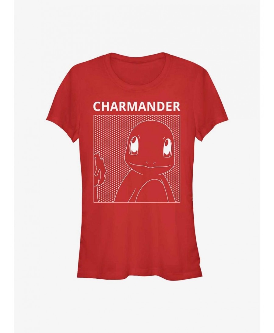 Trendy Pokemon Charmander Girls T-Shirt $5.58 T-Shirts