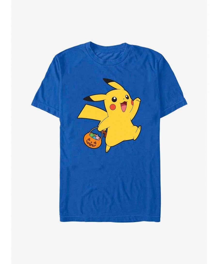 Cheap Sale Pokemon Pikachu Happy Candy T-Shirt $5.02 T-Shirts