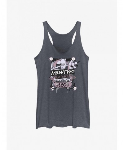 Limited-time Offer Pokemon Mewtwo Ready For Battle Girls Tank $7.07 Tanks