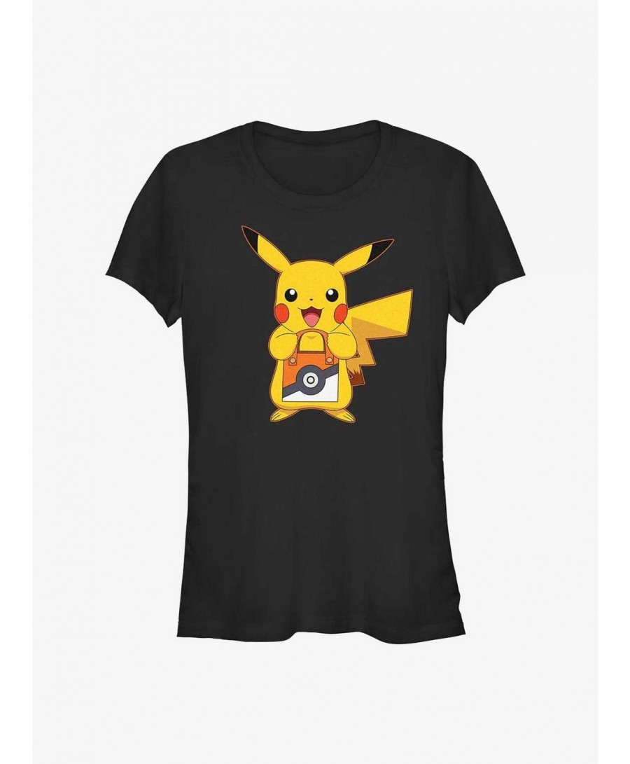 Huge Discount Pokemon Pikachu Treat Girls T-Shirt $8.72 T-Shirts