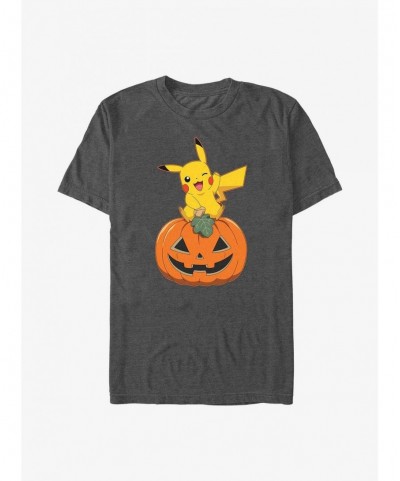 Low Price Pokemon Pikachu Pumpkin T-Shirt $6.52 T-Shirts