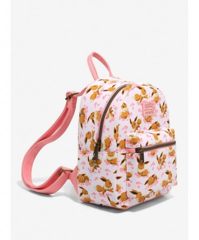 Premium Loungefly Pokemon Eevee Sakura Mini Backpack $14.99 Backpacks