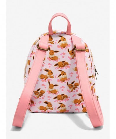 Premium Loungefly Pokemon Eevee Sakura Mini Backpack $14.99 Backpacks