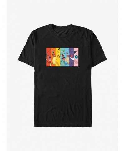 Special Pokemon Rainbow Split Face Big & Tall T-Shirt $10.26 T-Shirts