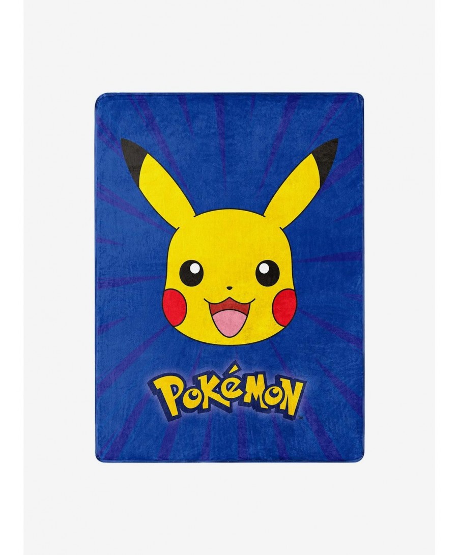 Exclusive Pokemon Burst Pika Silk Touch Throw $10.47 Others