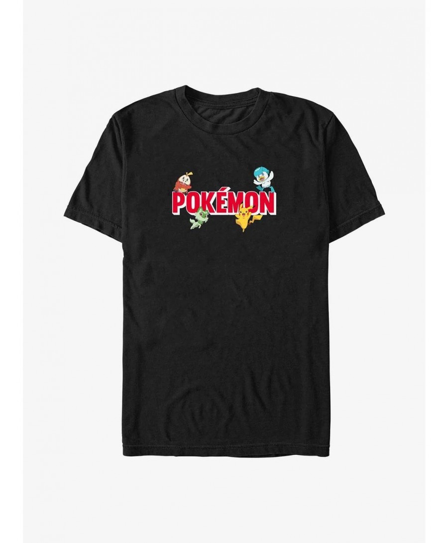 Pre-sale Discount Pokemon Logo Big & Tall T-Shirt $6.91 T-Shirts