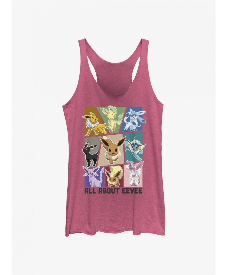 Discount Pokemon Eeveelution Girls Tank $8.34 Tanks