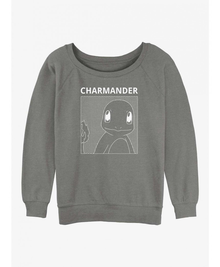 Value for Money Pokemon Charmander Girls Slouchy Sweatshirt $8.01 Sweatshirts