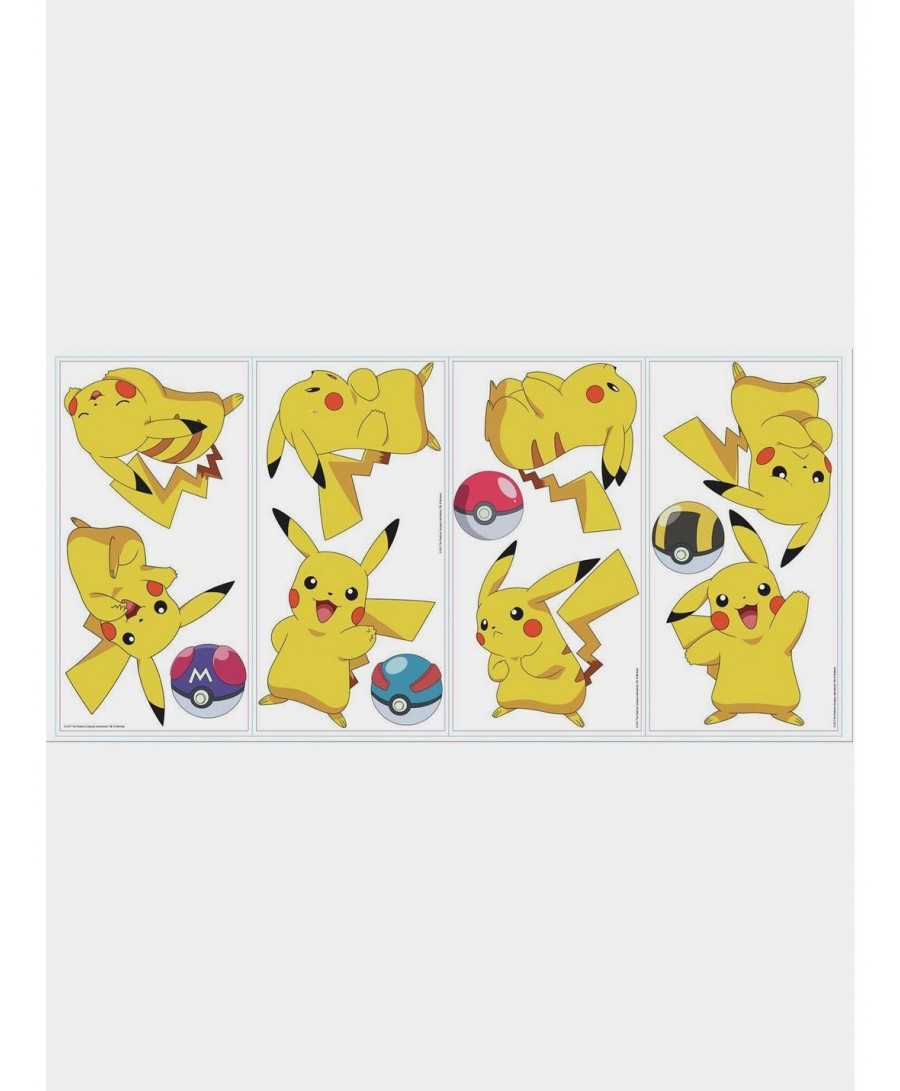 Pre-sale Pokemon Pikachu Peel And Stick Wall Decals $5.37 Decals