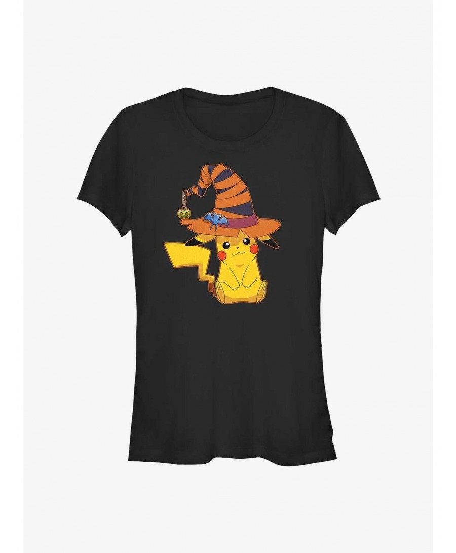 Trendy Pokemon Pikachu Witch Girls T-Shirt $7.84 T-Shirts