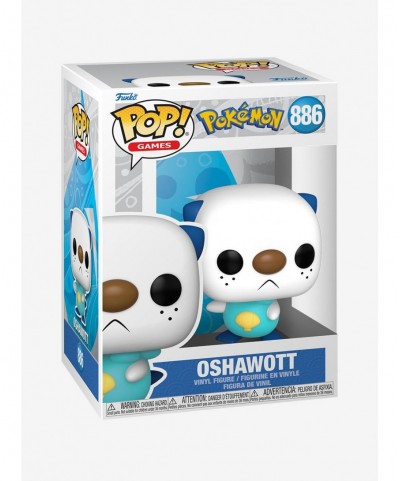 Trendy Funko Pokemon Pop! Games Oshawott Vinyl Figure $5.81 Figures