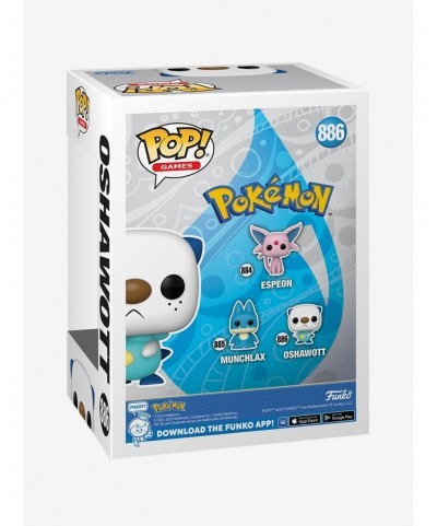 Trendy Funko Pokemon Pop! Games Oshawott Vinyl Figure $5.81 Figures