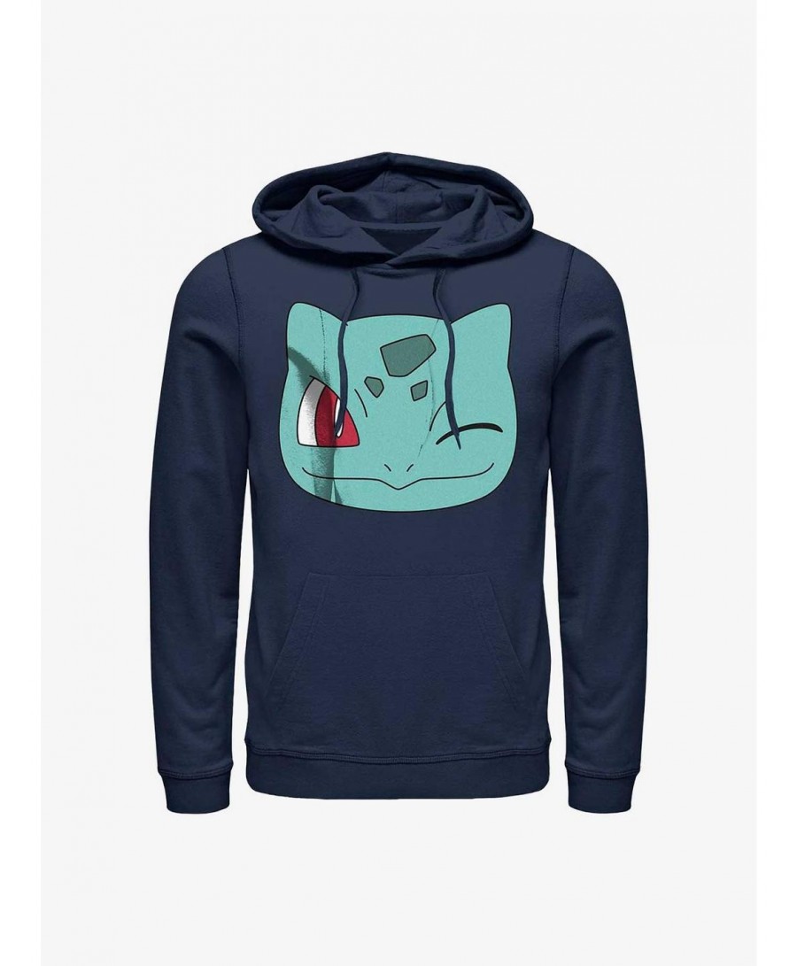 Premium Pokemon Bulbasaur Face Hoodie $9.74 Hoodies