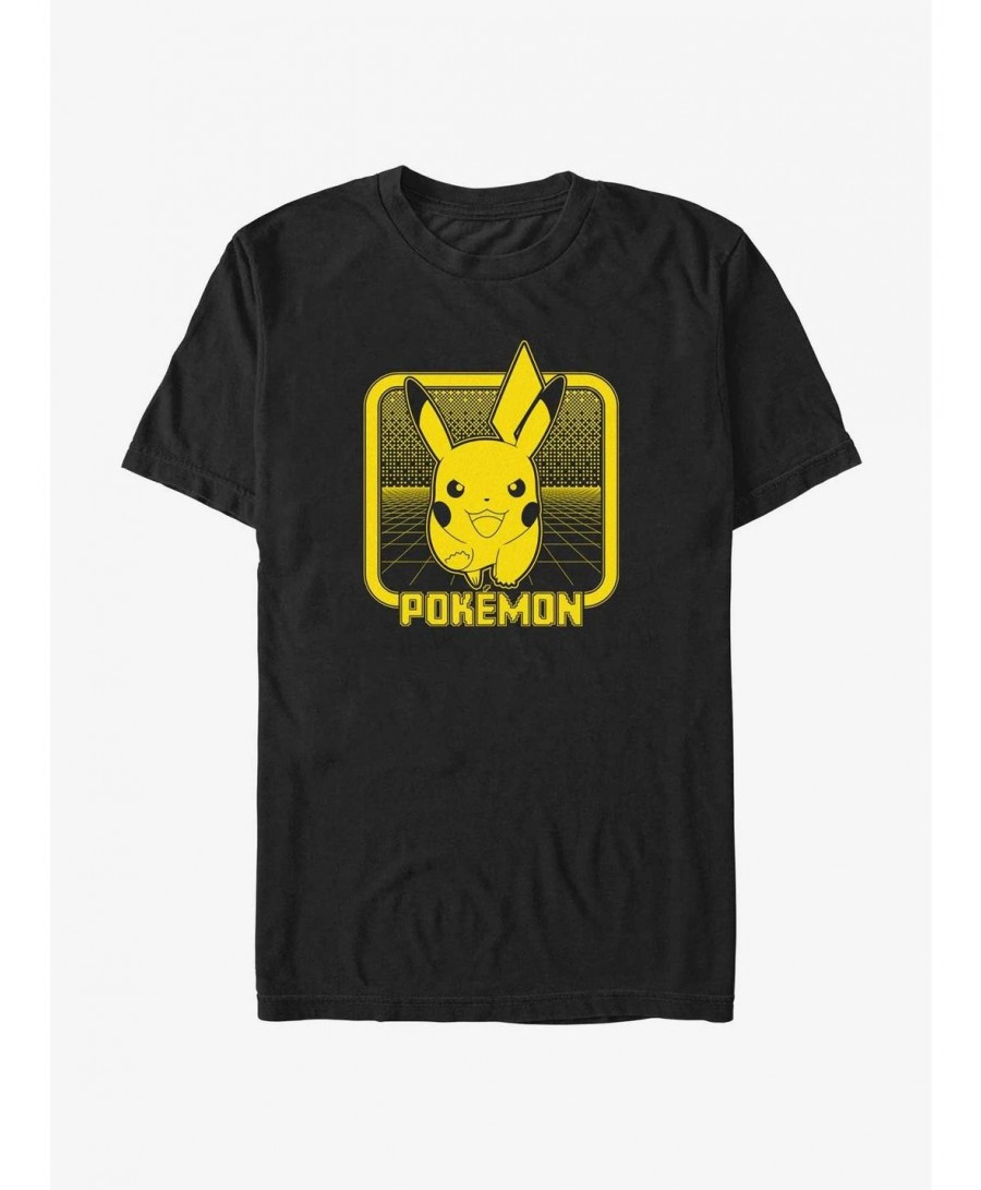 Crazy Deals Pokemon Digital Pikachu T-Shirt $6.52 T-Shirts