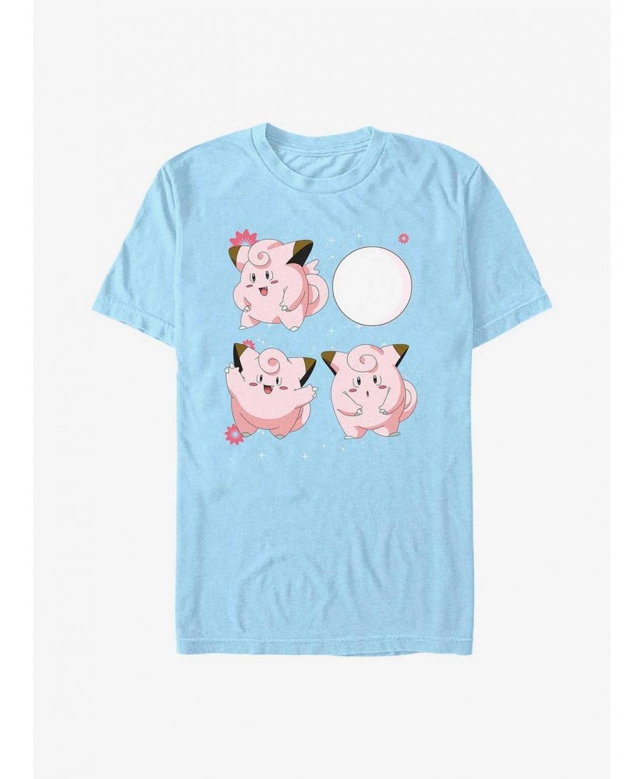 Exclusive Price Pokemon Clefairy Dancing T-Shirt $7.36 T-Shirts