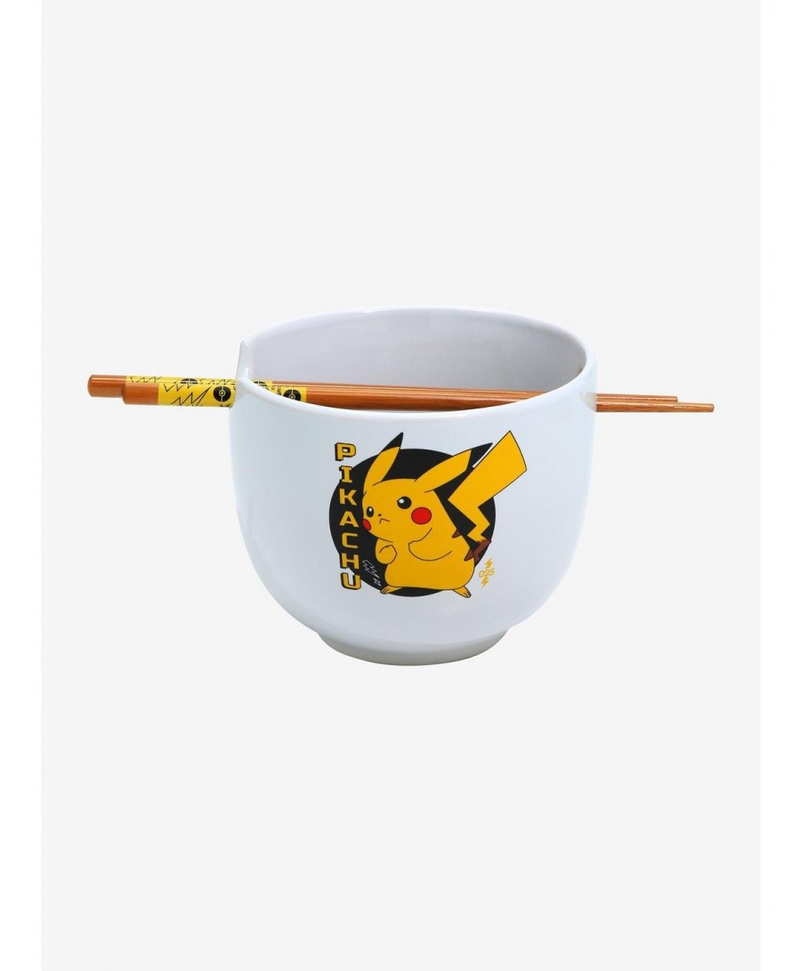 Bestselling Pokemon Pikachu Ramen Bowl With Chopsticks $4.74 Others