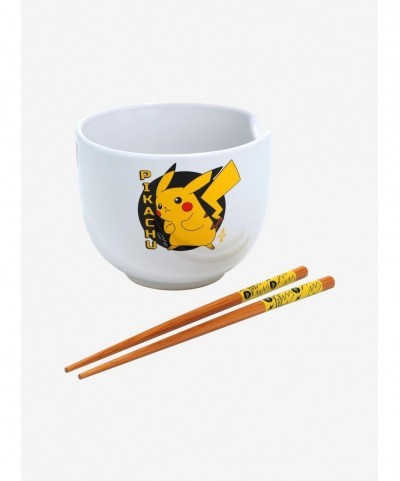 Bestselling Pokemon Pikachu Ramen Bowl With Chopsticks $4.74 Others