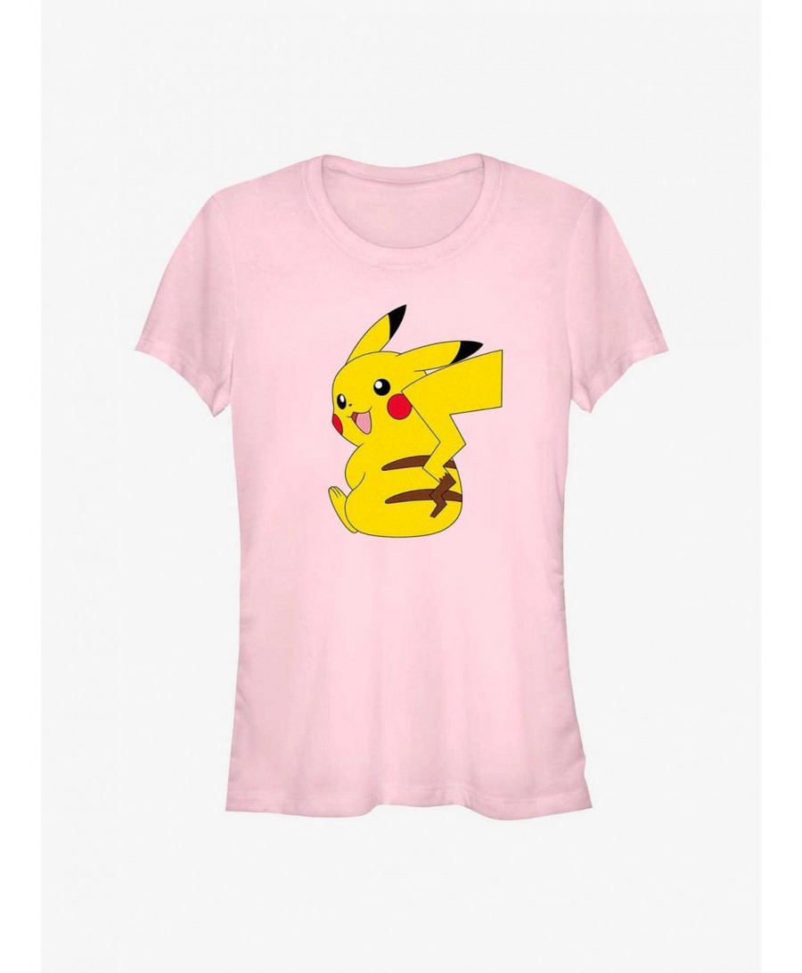 Seasonal Sale Pokemon Back At You Pikachu Girls T-Shirt $8.19 T-Shirts