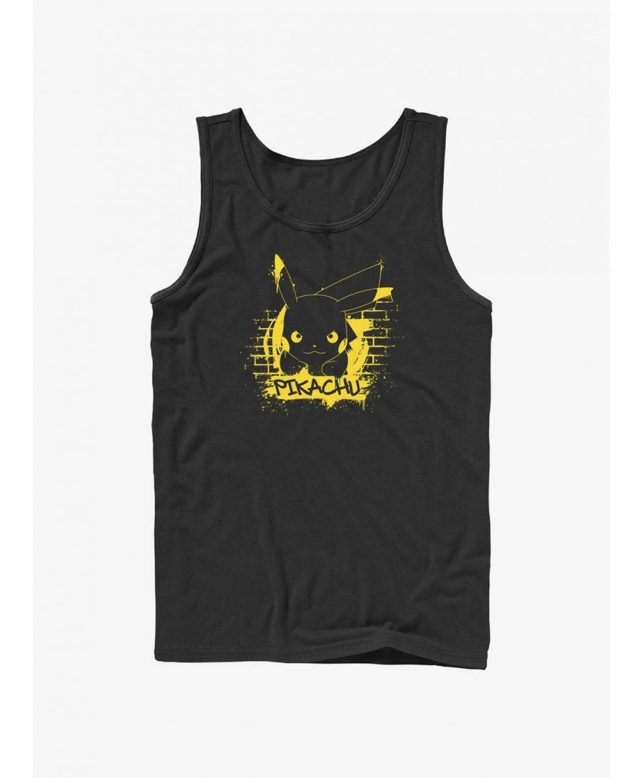 Best Deal Pokemon Pikachu Graffiti Tank $8.54 Tanks