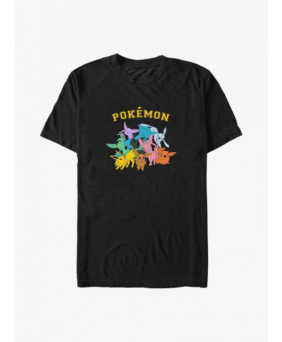 Value Item Pokemon Gotta Catch Eeveelutions Big & Tall T-Shirt $7.74 T-Shirts