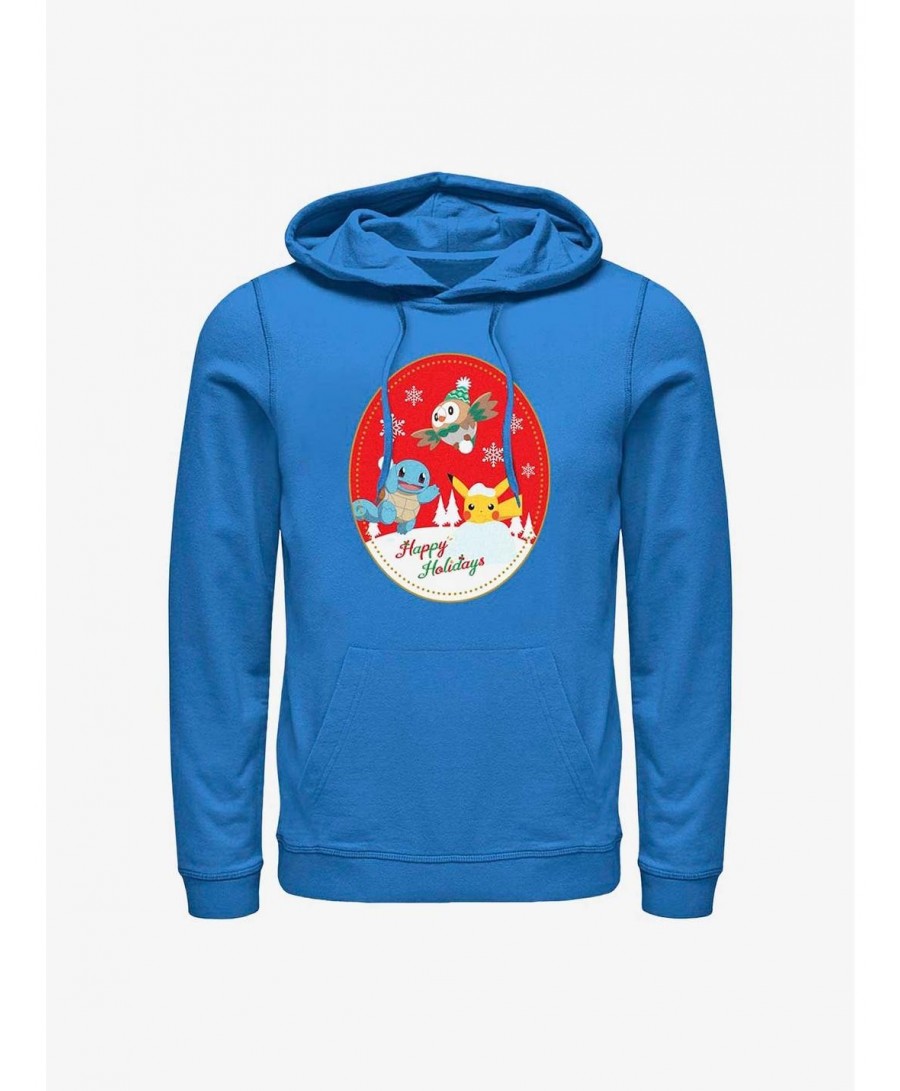 Special Pokemon Happy Holiday Snow Day Hoodie $12.26 Hoodies