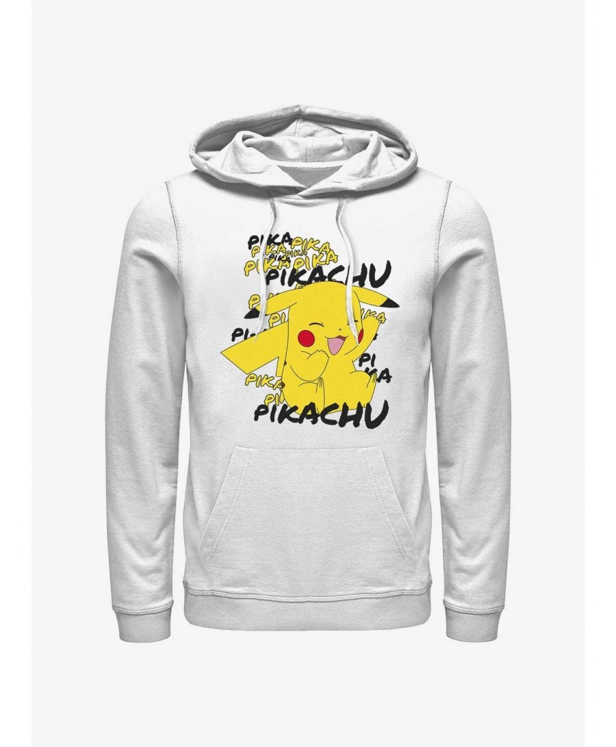 Absolute Discount Pokemon Pikachu Laughing Hoodie $12.89 Hoodies