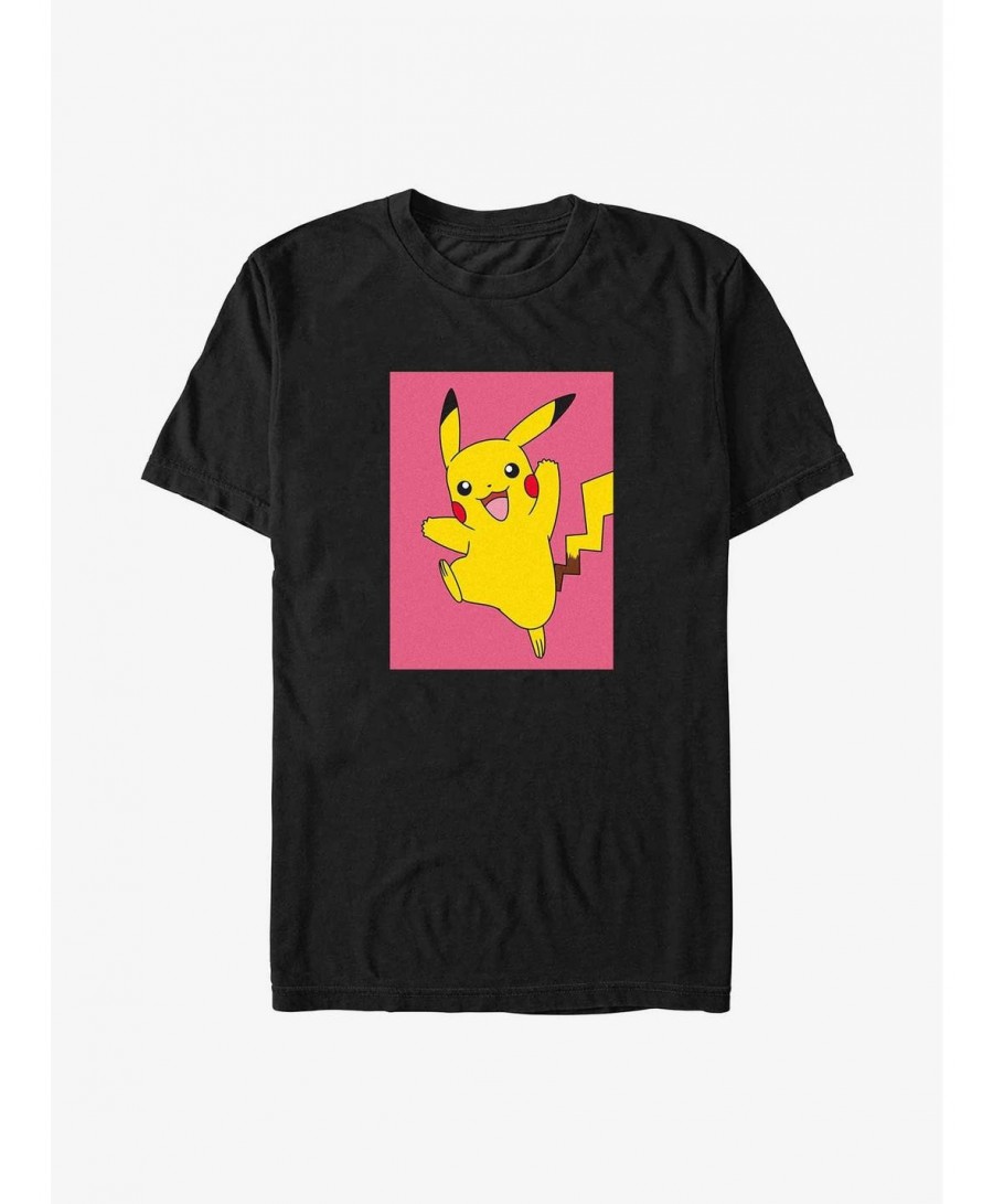 Exclusive Pokemon Pika Leap Big & Tall T-Shirt $7.53 T-Shirts