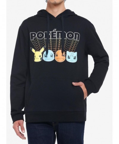 Clearance Pokemon 1980s Style Logo Hoodie $5.81 Hoodies