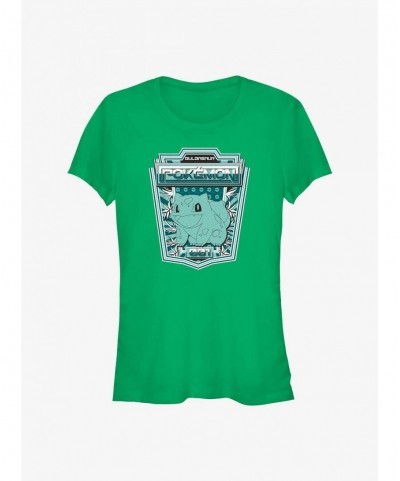 Trendy Pokemon Bulbasaur Badge Girls T-Shirt $8.19 T-Shirts