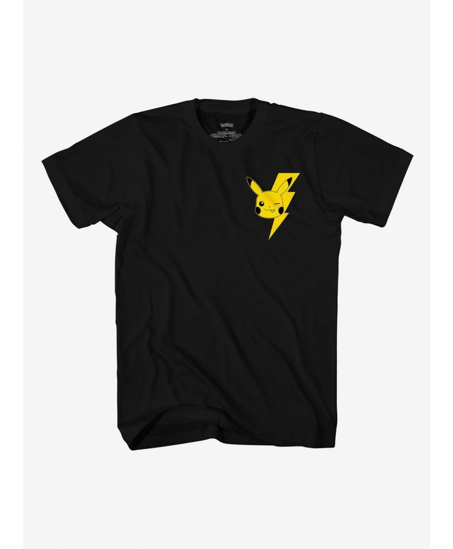 Pre-sale Discount Pokemon Pikachu Lightning T-Shirt $6.86 T-Shirts