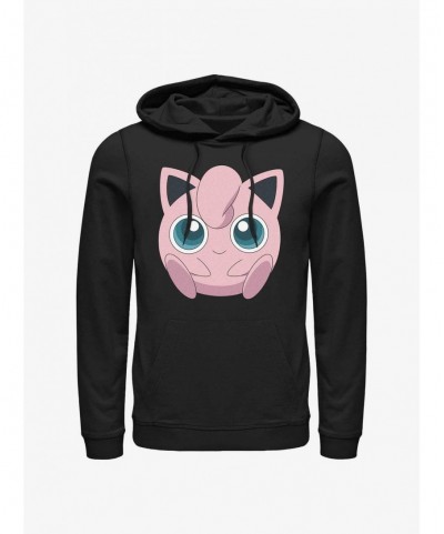 Discount Pokemon Jigglypuff Face Hoodie $13.20 Hoodies