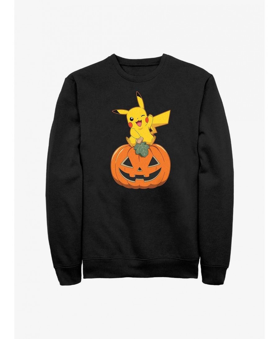 Fashion Pokemon Pikachu Pumpkin Sweatshirt $9.30 Sweatshirts