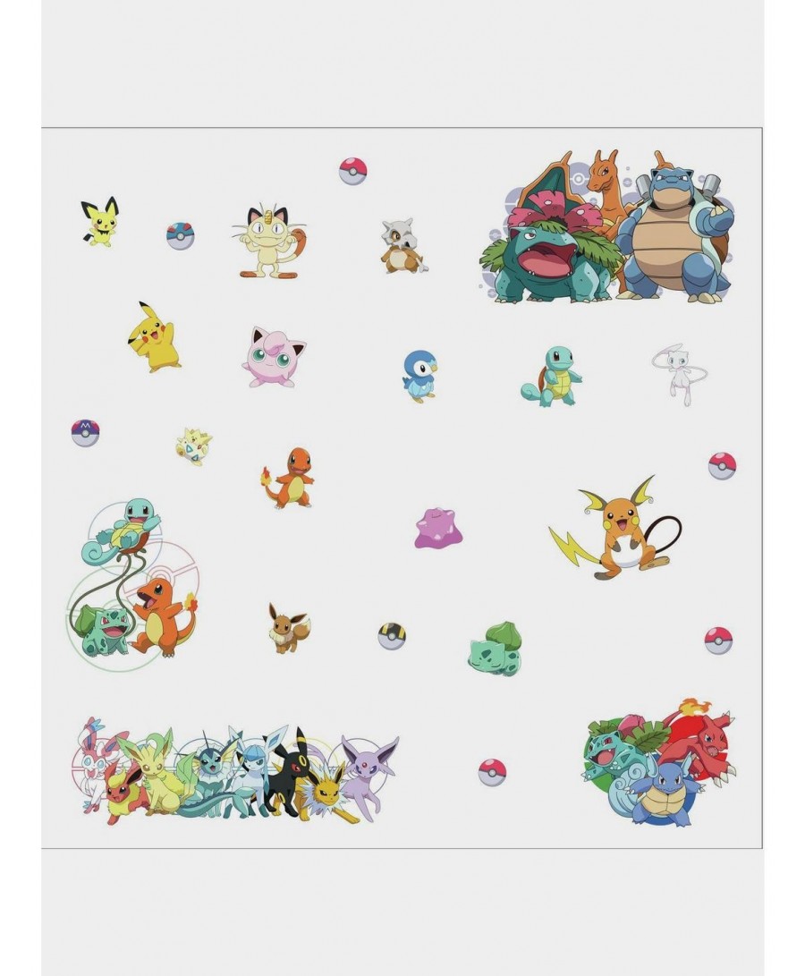 Best Deal Pokemon Favorite Character Peel And Stick Wall Decals $7.16 Decals