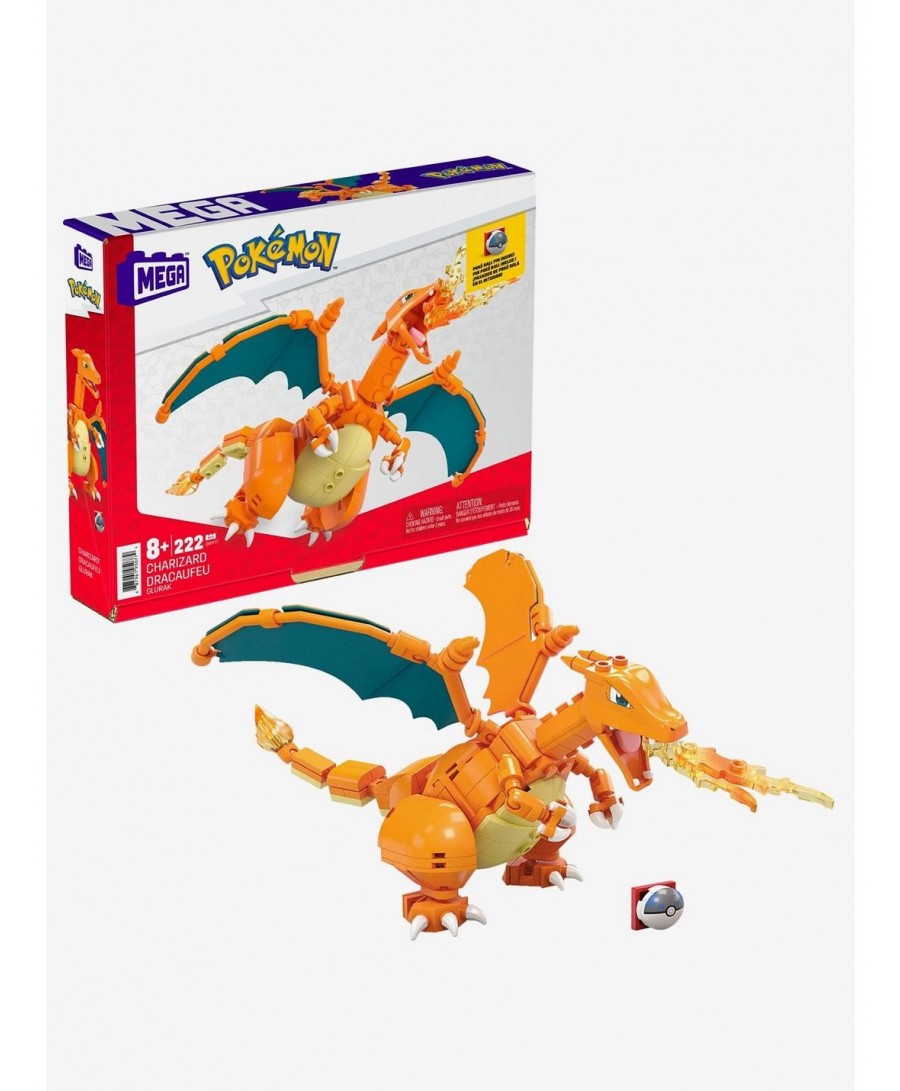 Limited-time Offer MEGA Pokemon Charizard Building Set $7.23 Building Set