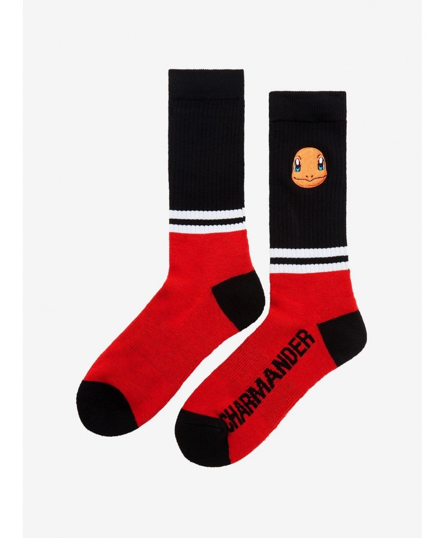 Flash Sale Pokemon Charmander Crew Socks $2.12 Socks