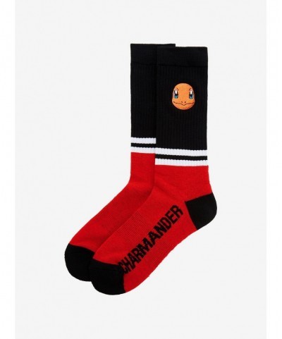 Flash Sale Pokemon Charmander Crew Socks $2.12 Socks