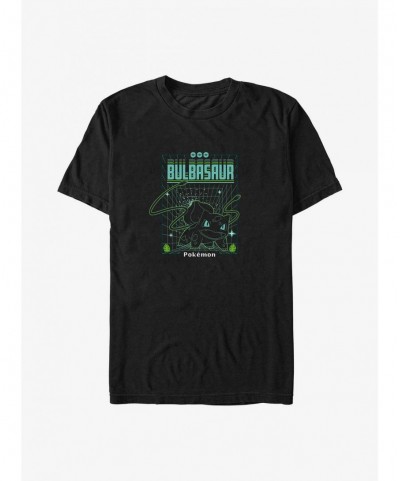 Unique Pokemon Bulbasaur Grid Big & Tall T-Shirt $9.21 T-Shirts