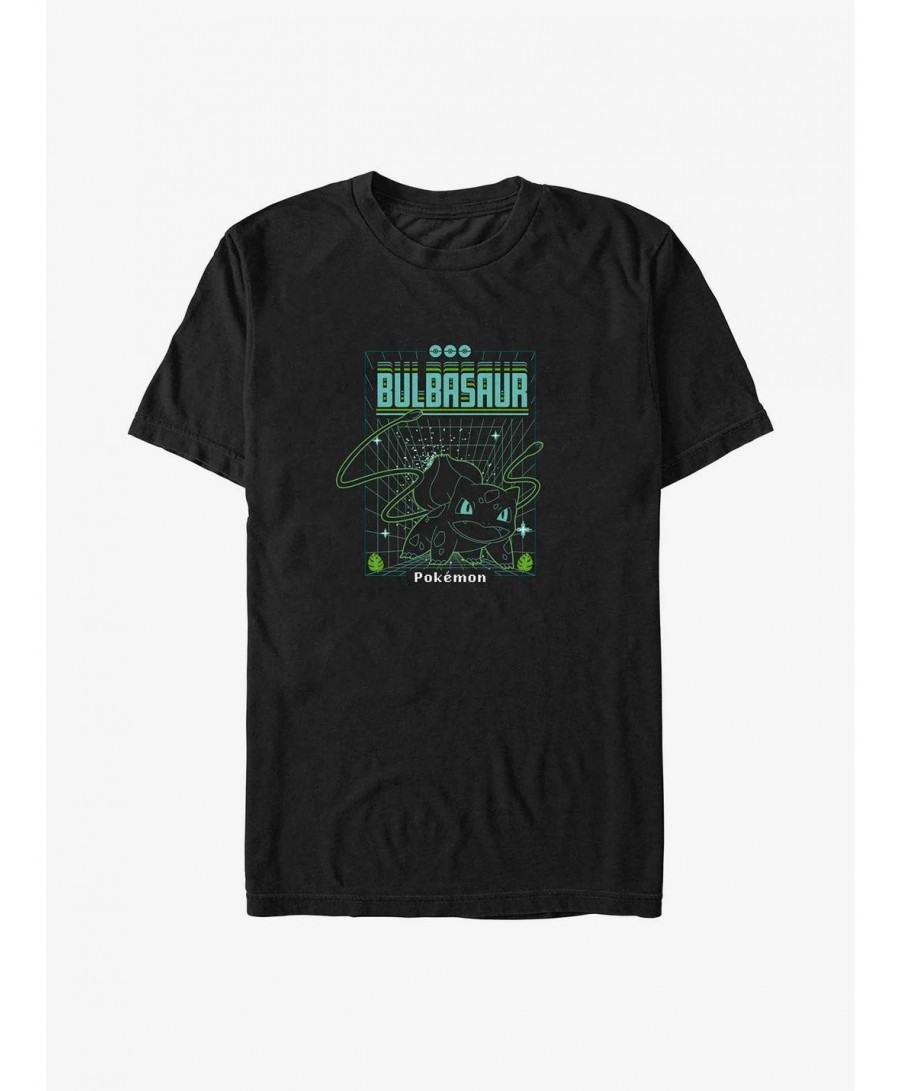 Unique Pokemon Bulbasaur Grid Big & Tall T-Shirt $9.21 T-Shirts