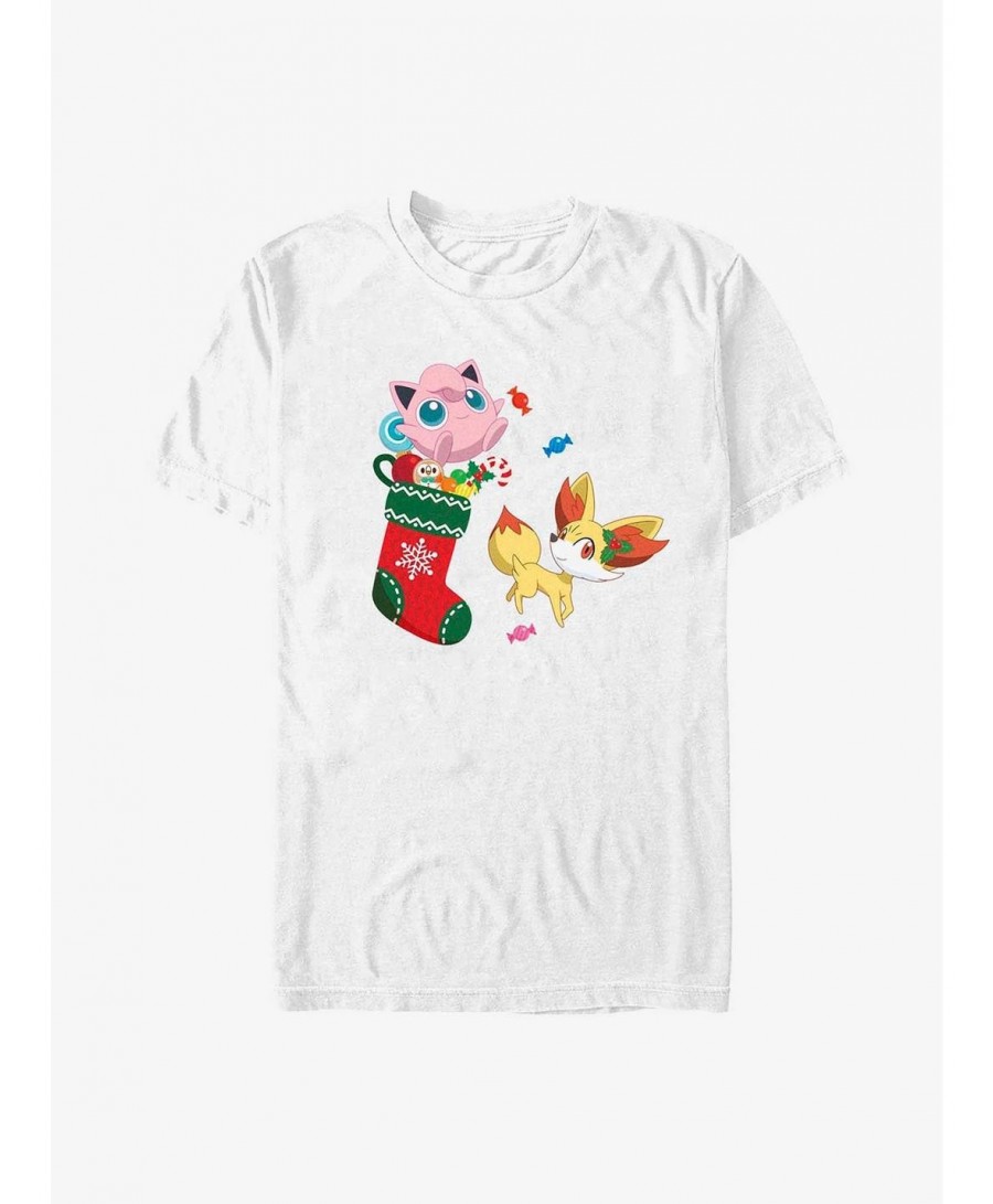 Wholesale Pokemon Jiggly Puff and Fennekin Gift Stocking T-Shirt $7.86 T-Shirts