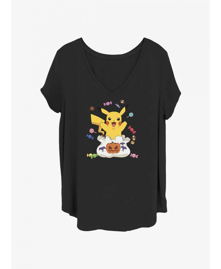 Value Item Pokemon Pikachu Candy Girls T-Shirt Plus Size $8.50 T-Shirts