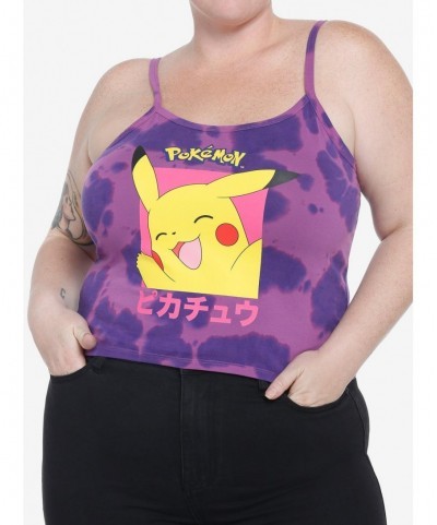 Clearance Pokemon Pikachu Tie-Dye Girls Cami Plus Size $6.05 Others