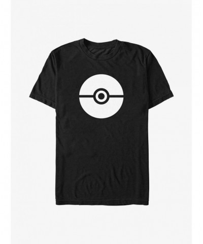 Exclusive Price Pokemon Poke Ball Icon Big & Tall T-Shirt $7.74 T-Shirts