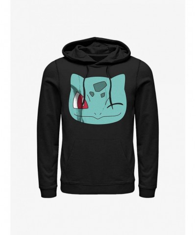 Best Deal Pokemon Bulbasaur Face Hoodie $15.09 Hoodies