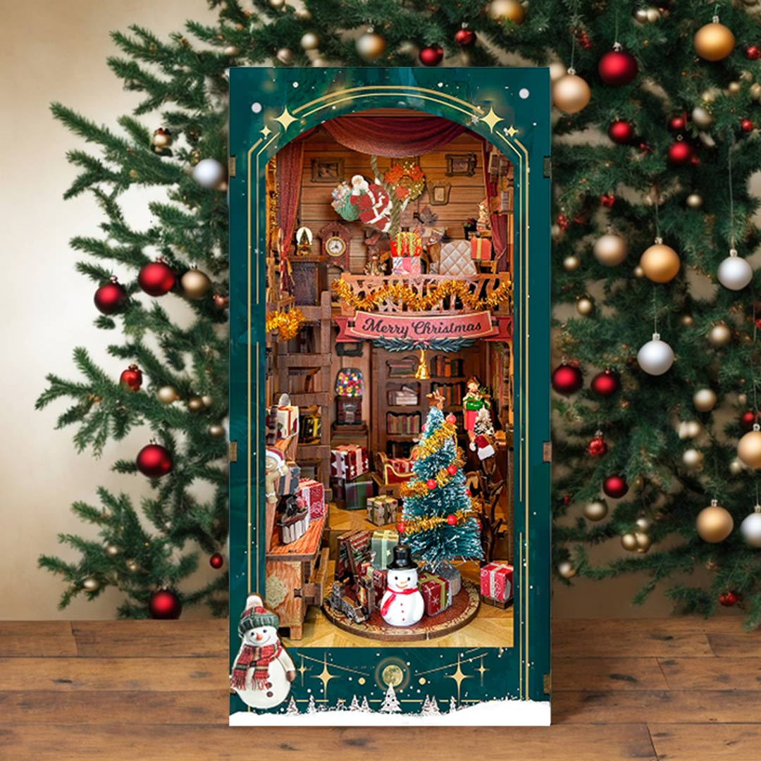 Jingle Cabin DIY Book Nook Bookshelf Insert