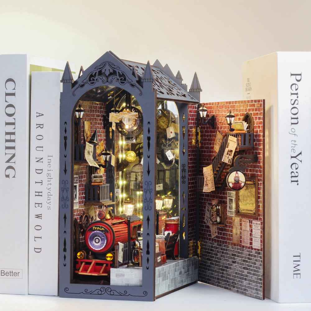 Fancy Train Platform DIY Book Nook Kit