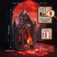 Dragon Wing Book Nook Flame throne – DIY Book Nook Shelf Insert